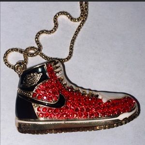 Nike shoe necklace